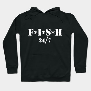 Funny Fishing Pop-Culture and Military Reference. FISH 247 T-Shirt Hoodie